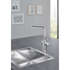 Комплект для кухни GROHE Red Duo с L-образным смесителем, бойлером L-Size и фильтром, хром (30325001)