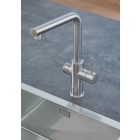 Комплект для кухни GROHE Red Duo с L-образным смесителем, бойлером M-Size и фильтром, суперсталь (30327DC1)