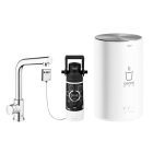 Комплект для кухни GROHE Red Mono с L-образным вентилем, бойлером M-Size и фильтром, хром (30339001)