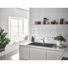 Смеситель для кухни GROHE Start QuickFix с низким вытяжным изливом, хром (30531001)
