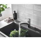 Смеситель для кухни GROHE Start QuickFix с низким вытяжным изливом, хром (30531001)