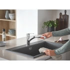 Смеситель для кухни GROHE Start QuickFix с низким вытяжным изливом, хром (30531001)
