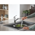 Смеситель для кухни GROHE Start QuickFix с низким вытяжным изливом, хром (30531001)