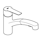 Смеситель для кухни GROHE Start QuickFix с низким вытяжным изливом, хром (30531001)