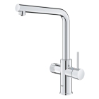 Смеситель для кухни GROHE Blue Pure Minta с функцией фильтрации, без фильтра в комплекте, хром (30588000)