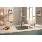 Смеситель для кухни GROHE Blue Pure Minta c вытяжным изливом, функцией фильтрации, с фильтром в комплекте, хром (30591000)