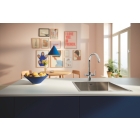 Смеситель для кухни GROHE Blue Pure StartCurve с функцией фильтрации, без фильтра в комплекте, хром (30592000)