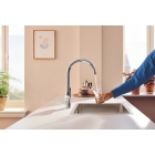 Смеситель для кухни GROHE Blue Pure StartCurve с функцией фильтрации, без фильтра в комплекте, хром (30592000)