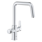 Смеситель для кухни GROHE Blue Pure Start с функцией фильтрации, без фильтра в комплекте, хром (30595000)