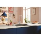 Смеситель для кухни GROHE Blue Pure Start с функцией фильтрации, без фильтра в комплекте, хром (30595000)
