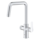 Смеситель для кухни GROHE Blue Pure Start с функцией фильтрации, без фильтра в комплекте, хром (30595000)