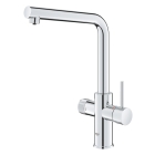 Смеситель для кухни GROHE Blue Pure Minta с функцией фильтрации, без фильтра в комплекте, хром (30600000)