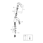 Смеситель для раковины GROHE Eurosmart, M-size, хром (2339510E)