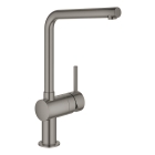 Смеситель для кухни GROHE Minta с поворотным L-изливом, темный графит матовый (31375AL0)