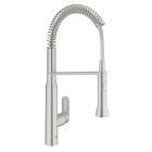 Смеситель для кухни GROHE K7 профессиональный, уменьшенный вариант, суперсталь (31379DC0)