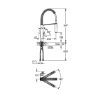 Смеситель для кухни GROHE Eurocube профессиональный, хром (31395000)