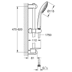 Душевой гарнитур GROHE Euphoria 110 Duo, хром (27242001)