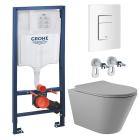 Комплект инсталляции GROHE Rapid SL 38772SH0 с унитазом Aqueduto CONE CON0130 и раковиной Aqueduto ESPIRAL D400 ESP0130 (NW0408)