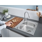 Мойка и смеситель для мойки, GROHE K200, хром, (31562SD0)