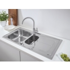 Мойка GROHE из нержавеющей стали с корзинчатым вентилем, оборачиваемая, K300 60 -S 97/50 1.5 (31564SD0)