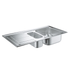 Мойка GROHE из нержавеющей стали с корзинчатым вентилем, оборачиваемая, K300 60 -S 97/50 1.5 (31564SD0)
