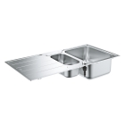 Мойка GROHE K500 с корзинчатым вентилем, нержавеющая сталь (31572SD1)