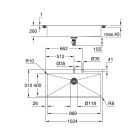 Мойка GROHE K800, нержавеющая сталь (31586SD1)