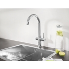 Смеситель для кухни GROHE Blue Professional с системой фильтрации, охлаждения и газирования воды, хром (31607002)