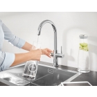 Смеситель для кухни GROHE Blue Professional с системой фильтрации, охлаждения и газирования воды, хром (31607002)
