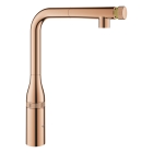 Смеситель для кухни GROHE Essence SmartControl с вытяжным изливом, теплый закат глянец (31615DA0)