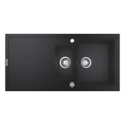 Мойка GROHE K400 с 1,5 чашей, 1000 x 500 мм, черный гранит (31642AP0)