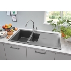 Мойка GROHE K400 с 1,5 чашей, 1000 x 500 мм, серый гранит (31642AT0)