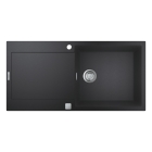 Мойка GROHE K500 с одной чашей, 1000 x 500 мм, черный гранит (31645AP0)