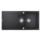 Мойка GROHE K500 с 1,5 чашей, 1000 x 500 мм, черный гранит (31646AP0)