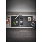 Мойка GROHE K500 с 1,5 чашей, 1000 x 500 мм, черный гранит (31646AP0)