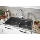 Мойка GROHE K500 с 2 чашами, 860 x 500 мм, серый гранит (31649AT0)