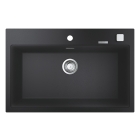 Мойка GROHE K700 с одной чашей, 780 x 510 мм, черный гранит (31652AP0)