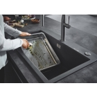 Мойка GROHE K700 с одной чашей, 780 x 510 мм, черный гранит (31652AP0)