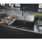 Мойка GROHE K700 с одной чашей, 780 x 510 мм, черный гранит (31652AP0)