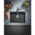 Мойка GROHE K700U с одной чашей, 610 x 460 мм, черный гранит (31655AP0)