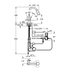 Смеситель для кухни GROHE Zedra Touch сенсорный с вытяжным душем 3jet, хром (30219002)