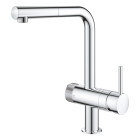 Смеситель для кухни GROHE Blue Pure Minta, с функцией фильтрации, без фильтра в комплекте, хром (31721000)