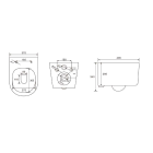 Комплект инсталляции GROHE 38772SH0 с унитазом Aquatek МИЯ и сиденьем с микролифтом (NW0160)