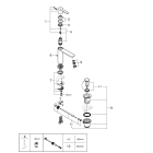 Смеситель для раковины GROHE Lineare, S-Size, хром (32114001)