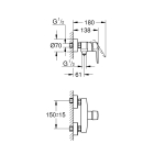 Смеситель для душа GROHE Start, хром (32279002)