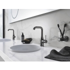 Смеситель для раковины GROHE Essence с донным клапаном, L-Size, темный графит глянец (32628A01)