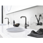 Смеситель для раковины GROHE Essence с донным клапаном, L-Size, темный графит глянец (32628A01)