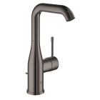 Смеситель для раковины GROHE Essence с донным клапаном, L-Size, темный графит глянец (32628A01)