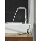 Смеситель для раковины GROHE Essence с донным клапаном, L-Size, суперсталь (32628DC1)