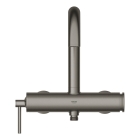 Смеситель для ванны GROHE Atrio внешнего монтажа, темный графит матовый (32652AL3)
